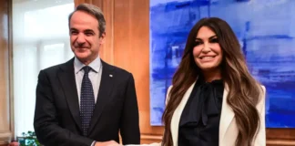 Συνάντηση Κυριάκου Μητσοτάκη – Κίμπερλι Γκιλφόιλ στο Μέγαρο Μαξίμου