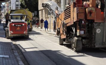 Κλειστή η οδός Αλεξάνδρας- Χάος στο κέντρο του Βόλου (φωτογραφίες)