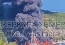 Παξοί: Συναγερμός στο λιμάνι για φωτιά σε τουριστικά σκάφη