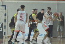 Βραχεία κεφαλή του Ολυμπιακού Βόλου στο ημίχρονο, 36-34 την Αγριά
