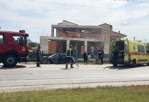 Τροχαίο με τέσσερις τραυματίες στην Περιφερειακή Τρικάλων (φωτογραφίες)