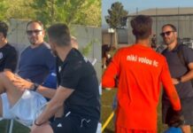 Ο Αλέξης Παπακωνσταντίνου στην προετοιμασία της Νίκης στην Πτολεμαΐδα (video)