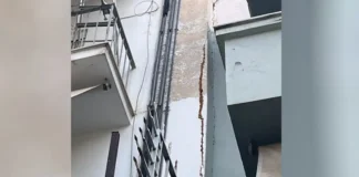 Από τον Μάρτιο ήταν γνωστό το πρόβλημα με τις ρωγμές στις πολυκατοικίες της Κυψέλης – «Ζούμε στην αβεβαιότητα» λένε οι κάτοικοι