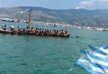 Μονόξυλο ταξίδεψε από την Αλεξανδρούπολη στον Βόλο σε 13 ημέρες -Δείτε βίντεο