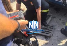 Παιδάκι σφήνωσε σε φρεάτιο (βίντεο)
