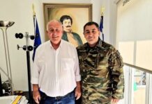Συνάντηση Δ. Νασίκα με τον νέο διοικητή του 304 ΠΕΒ