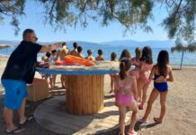 «Ναυαγοσώστης για μια μέρα»: Εκπαιδευτική δράση στην παραλία του Αλμυρού