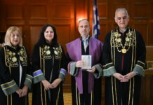 Επίτιμος Διδάκτορας αναγορεύτηκε ο δρ. Ανδρέας Στοϊμενίδης