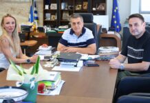 Συνάντηση του Περιφερειάρχη Θεσσαλίας κ. Κουρέτα με την Αντιγόνη Ντρισμπιώτη
