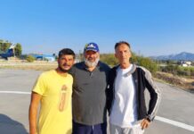 Ταξίδεψαν από την Κρήτη στην Αθήνα για να δουν την ΑΕΚ με το ελικόπτερο του Ηλιόπουλου