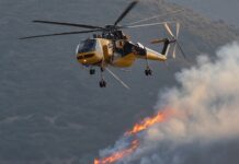 Σε δύο μέτωπα η φωτιά στην περιοχή των Αλυκών, μήνυμα του 112 (φωτογραφίες)