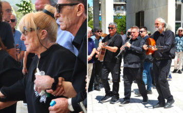 Με κλαρίνα και μοιρολόγια το τελευταίο αντίο στον Λάκη Χαλκιά