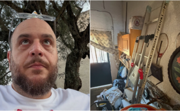 Ο Φάνης Λαμπρόπουλος κάνει διακοπές στο χωριό του στο Αίγιο και δείχνει φωτογραφίες από το σπίτι του