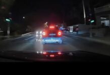 Παραλίγο μετωπική από αυτοκίνητο που πήγαινε ανάποδα (βίντεο)