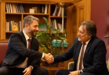 Ο Νίκος Ανδρουλάκης καλωσόρισε τον Αλέξανδρο Αυλωνίτη στην ΚΟ του ΠΑΣΟΚ – «Χαίρομαι που θα ενώσουμε τις δυνάμεις μας για την πολιτική αλλαγή»