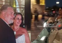 Το ζευγάρι από τον Βόλο που έκανε τον γάμο του αλλιώς – Δείτε πώς έφτασε η νύφη και πώς έφυγαν (βίντεο)