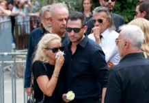 Η Μαρία Μπεκατώρου με δάκρυα στα μάτια και λυγμούς αποχαιρέτησε τον Γιώργο Μαζωνάκη