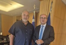 Συνάντηση του Δημάρχου Βόλου με τον Κωστή Χατζηδάκη για τις ενεργειακές κοινότητες