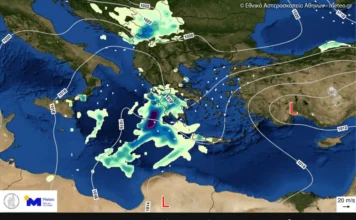 Η κακοκαιρία χτυπά με καταιγίδες και βροχές τις επόμενες ώρες