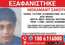 Συναγερμός για νέα εξαφάνιση 14χρονου από τη Μακρινίτσα
