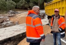 Αποκαταστάθηκε προσωρινά ο δρόμος Κατηγιώργη – Προμύρι (φωτογραφίες)