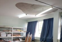 Έπεσε σοβάς από ταβάνι σχολικής τάξης και τραυμάτισε μαθητή