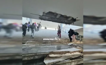 Κατέρρευσε τμήμα οροφής σε λύκειο που ανακαινίστηκε πρόσφατα
