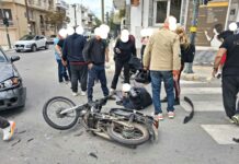Τροχαίο στον Βόλο – φωτο