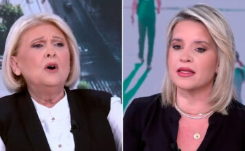 Καβγάς on air Βούλτεψη με την Αντωνόπουλου που μίλησε για το «τίμιο, λαϊκό, δεξιό κόμμα» του Πάνου Καμμένου